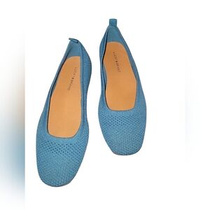 Lucky Brand Women's Daneric Square Toe Cushioned Mesh Ballet Flat 6M